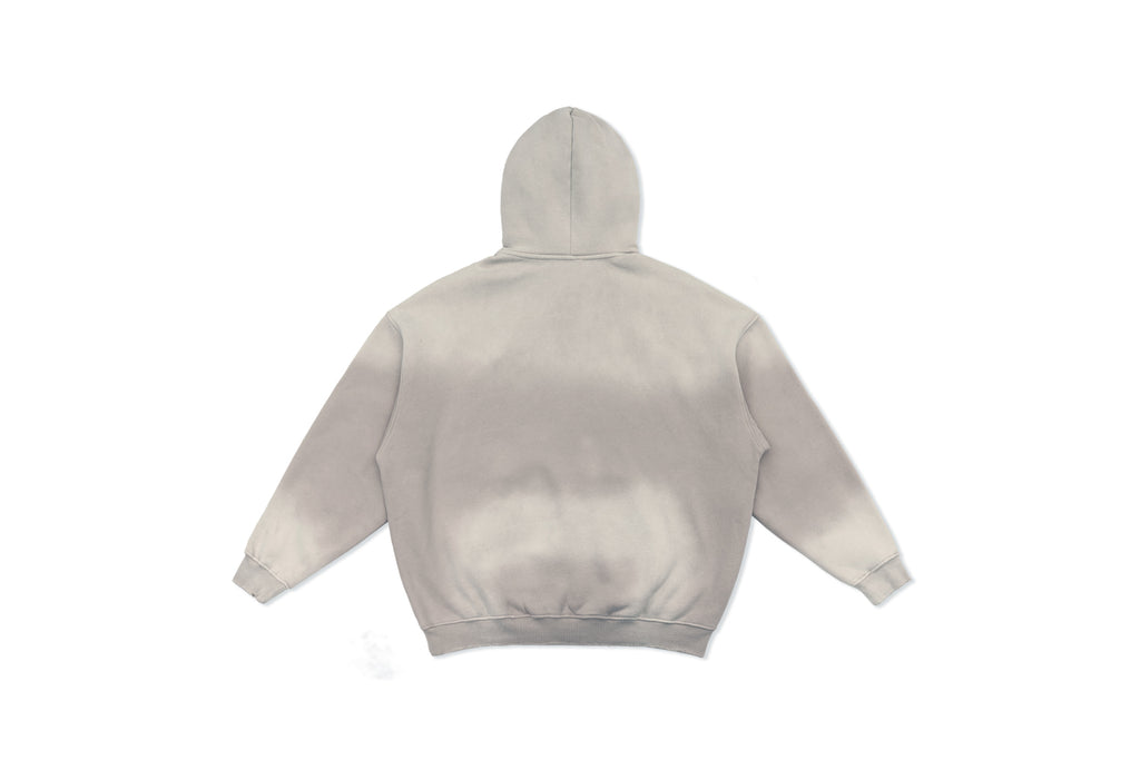 XPX GRADIENT TIE DYE PRINT GREY HOODIE