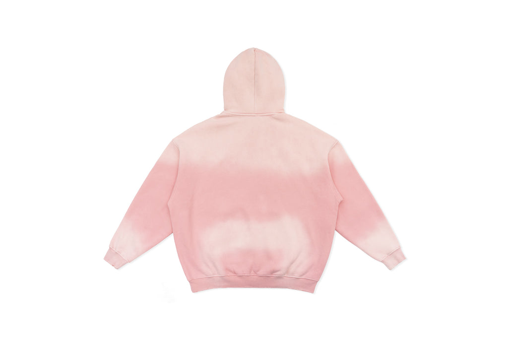 XPX GRADIENT TIE DYE PRINT PINK HOODIE