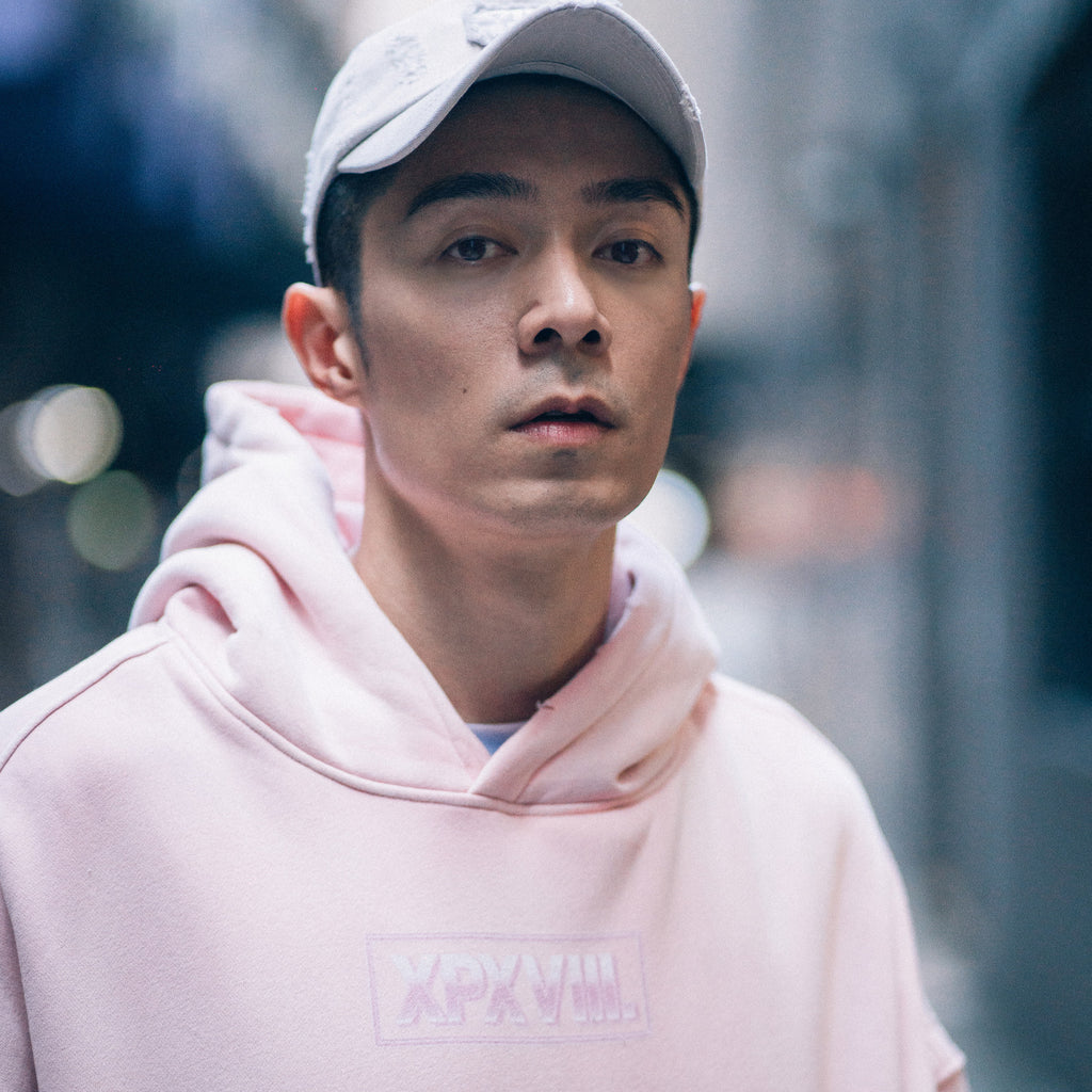 XPX GRADIENT TIE DYE PRINT PINK HOODIE