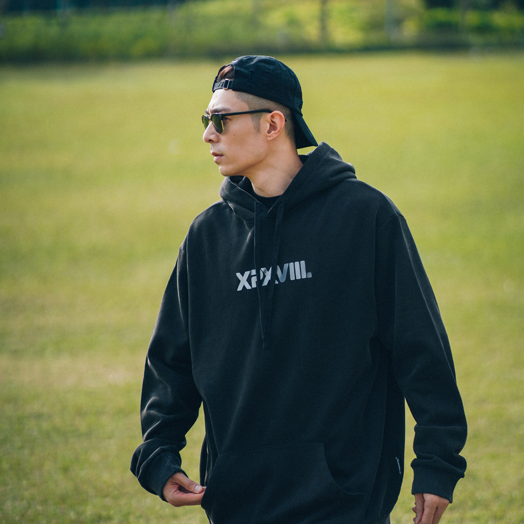 XPX REFLECTIVE XPXVIII. PRINT BLACK HOODIE