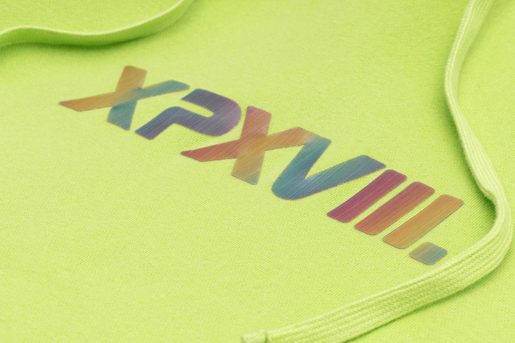 XPX REFLECTIVE XPXVIII. PRINT LIME HOODIE