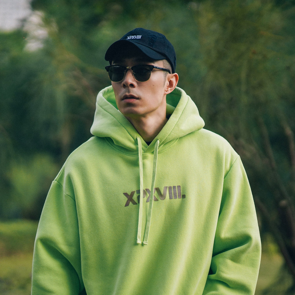 XPX REFLECTIVE XPXVIII. PRINT LIME HOODIE