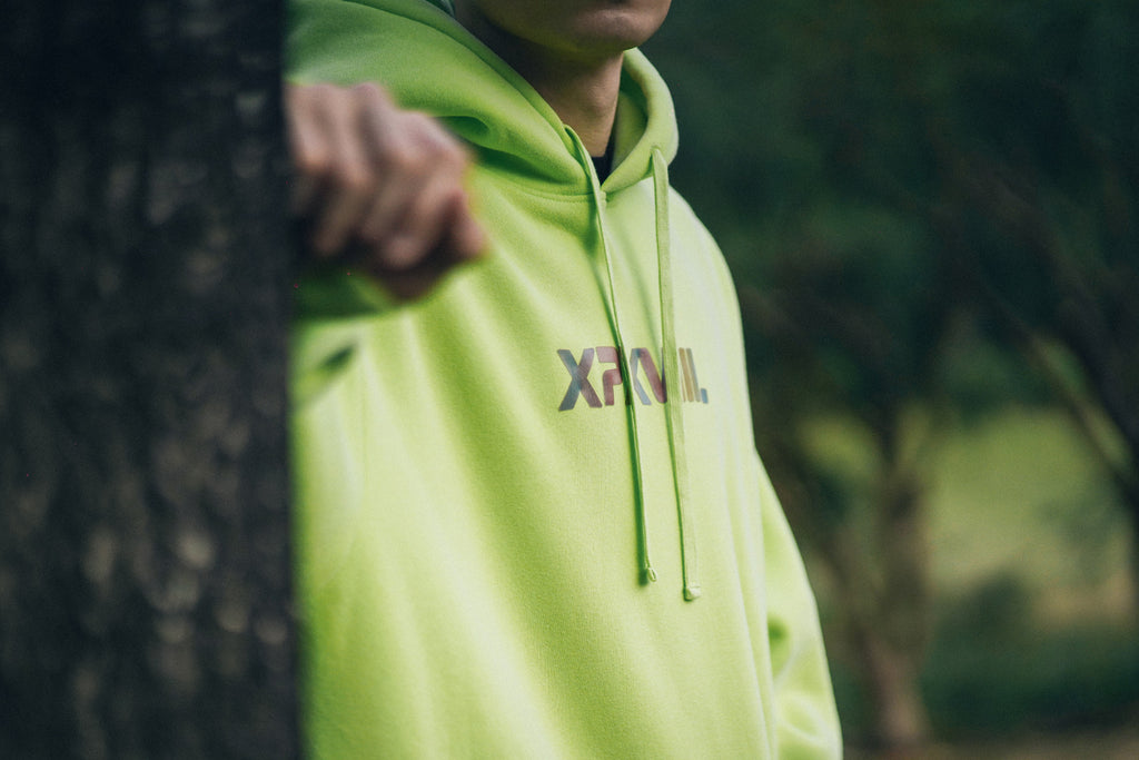 XPX REFLECTIVE XPXVIII. PRINT LIME HOODIE