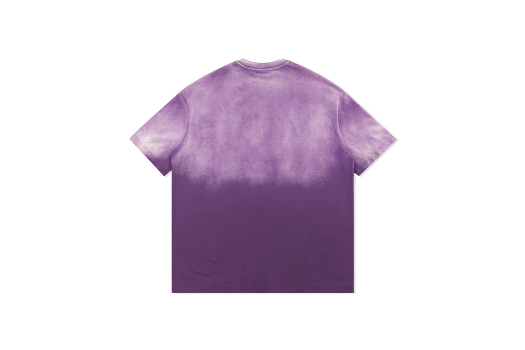 XPX GRADIENT TIE DYE PURPLE CREW NECK TEE