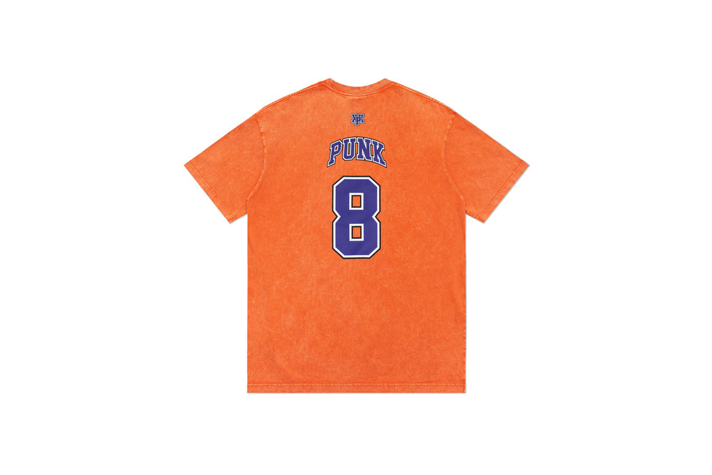 XPX WASHED BASKETBALL ORANGE CREW TEE