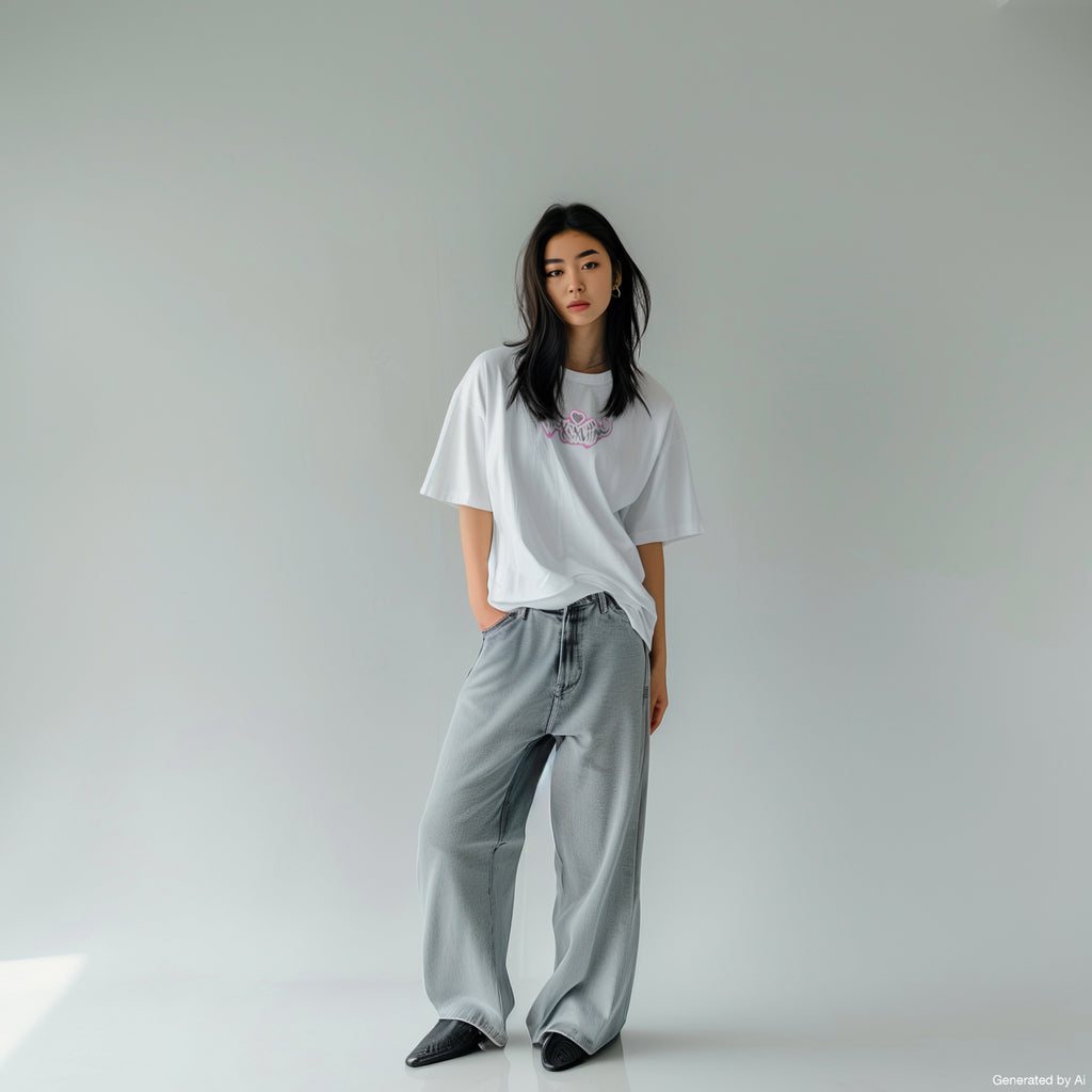 XPX GRAFFITI T-SHIRT DRESS IN WHITE