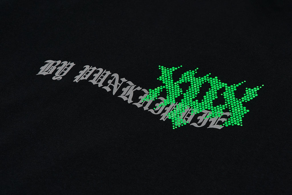 XPX LAMINATED XPX GRAPHICS BLACK CREW NECK TEE