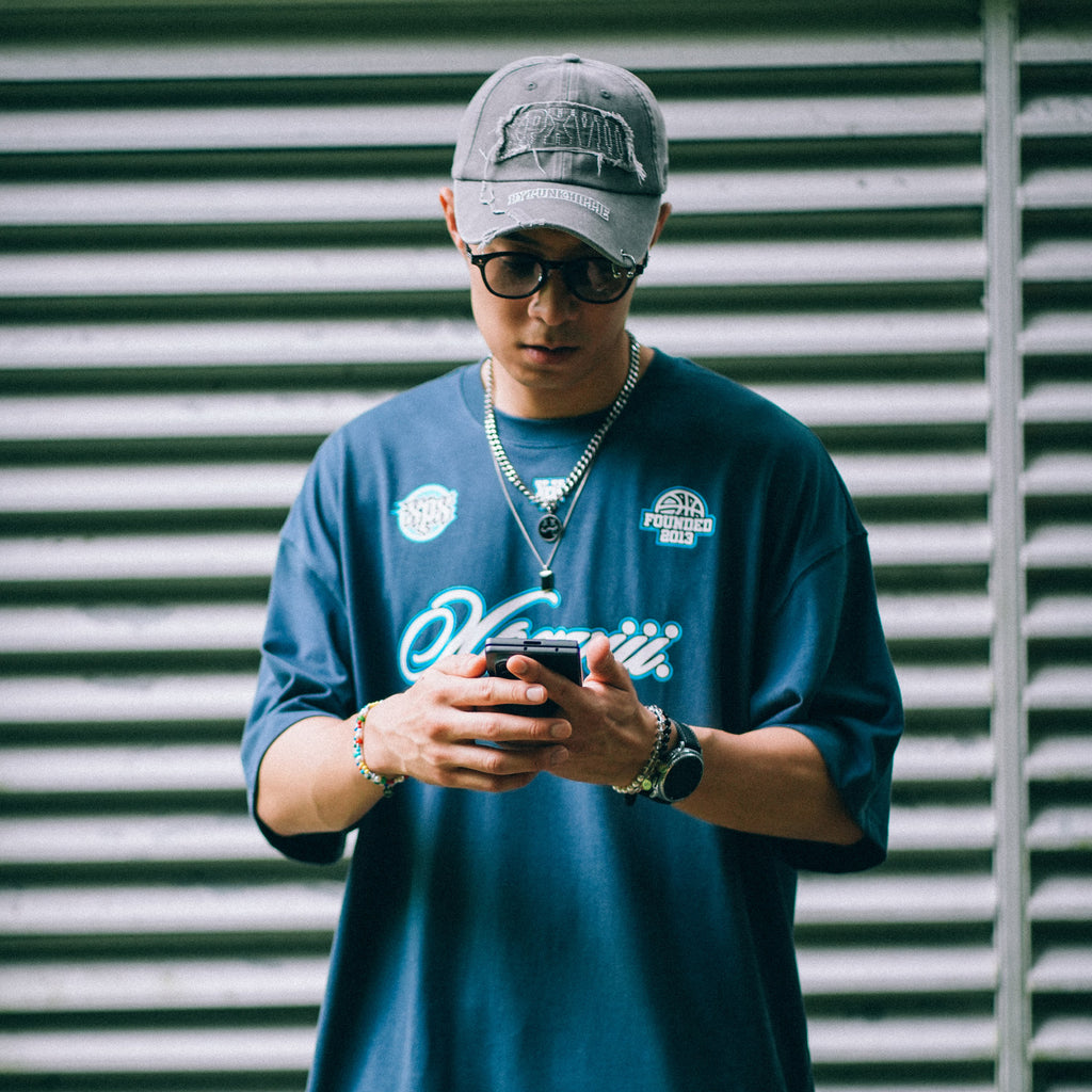 XPX XPXVIII & TRIO LOGOS NAVY CREW NECK TEE