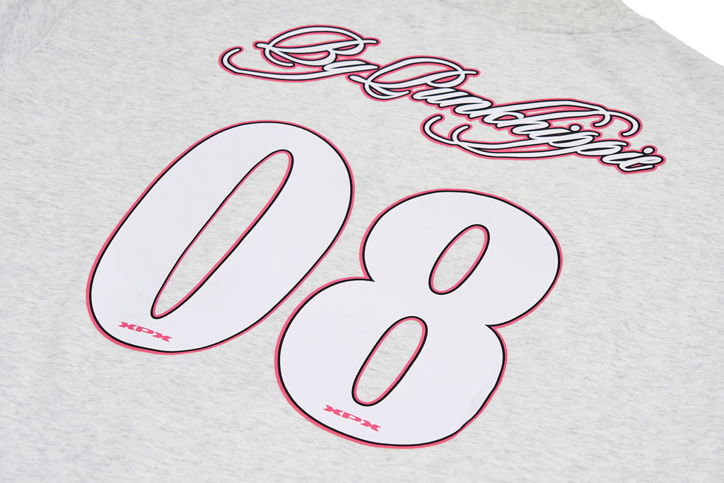 XPX XPXVIII & TRIO LOGOS LIGHT GREY CREW NECK TEE