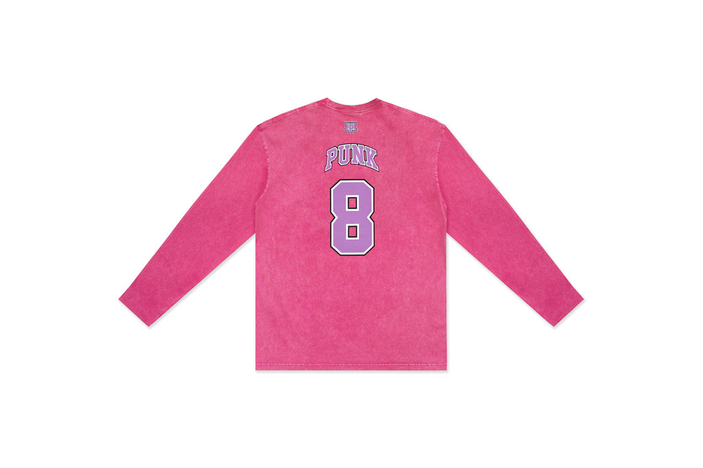 XPX PUNKHIPPIE 8 PINK LONG SLEEVE TEE