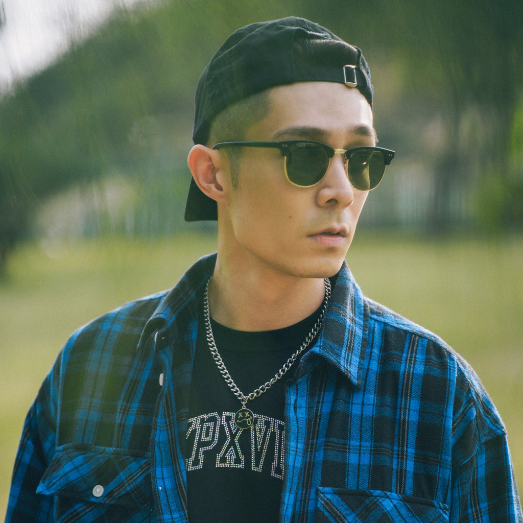 XPX SILLY FACE LAMINATED NECKLACE