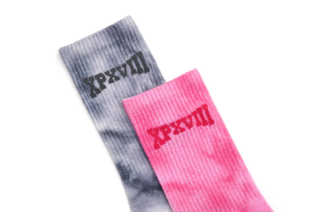 XPX MARBLE TIE DYE PRINT SOCK SET