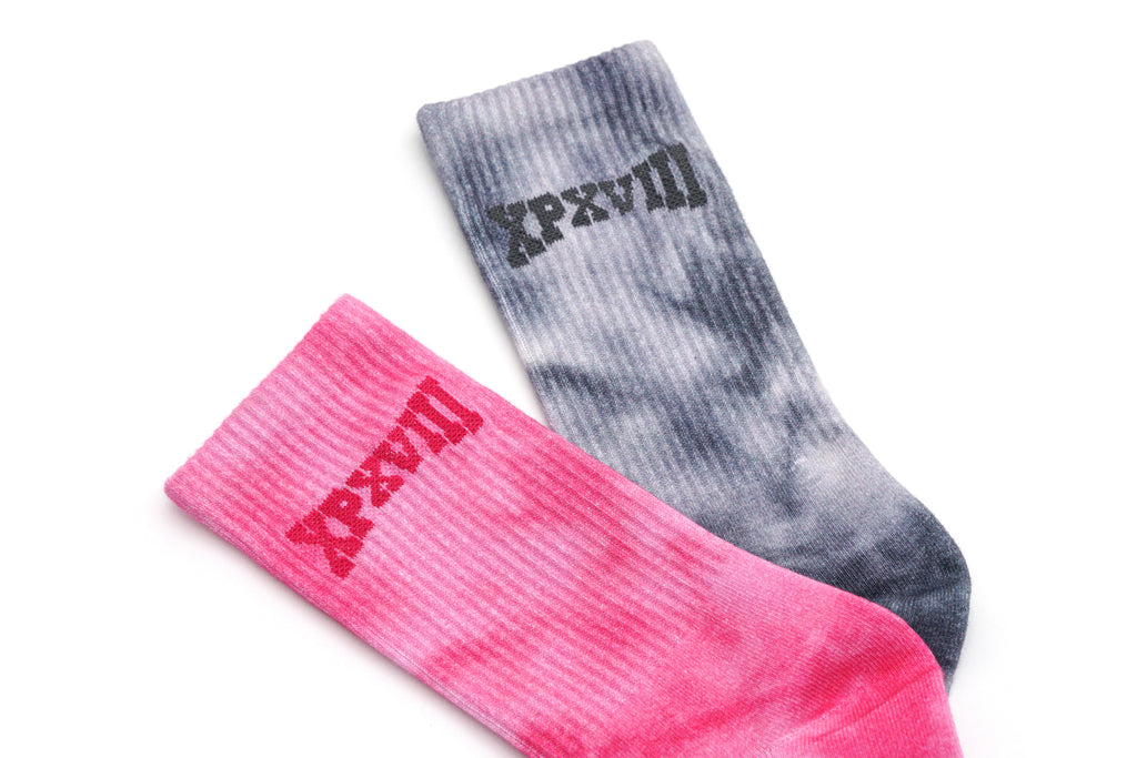 XPX MARBLE TIE DYE PRINT SOCK SET