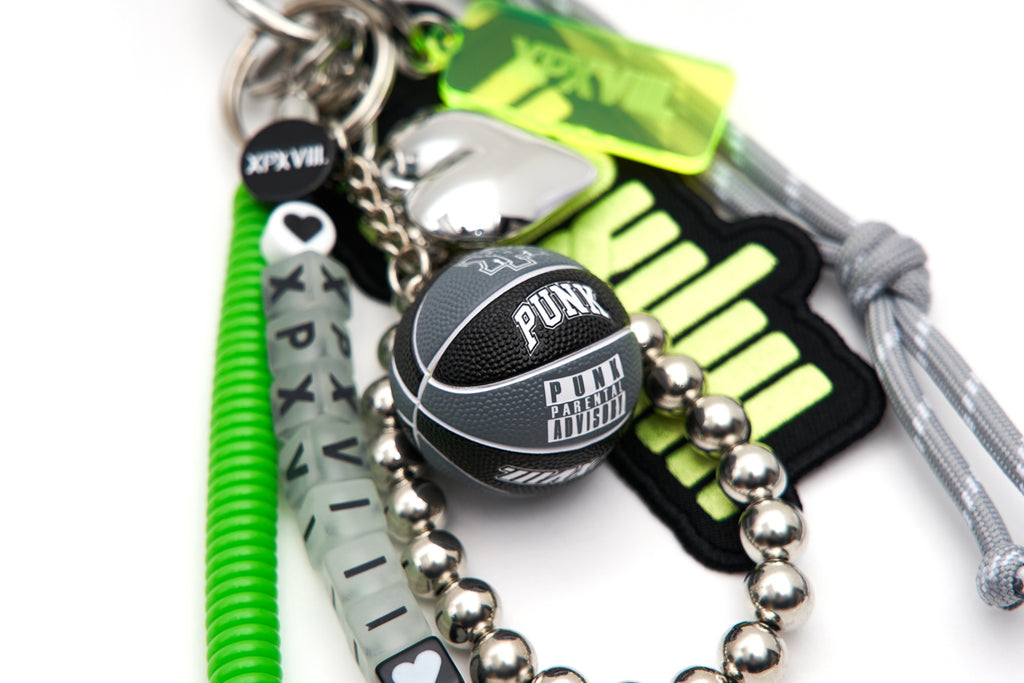 XPX HEVAY DECO KEY CHAIN IN FLUO YELLOW