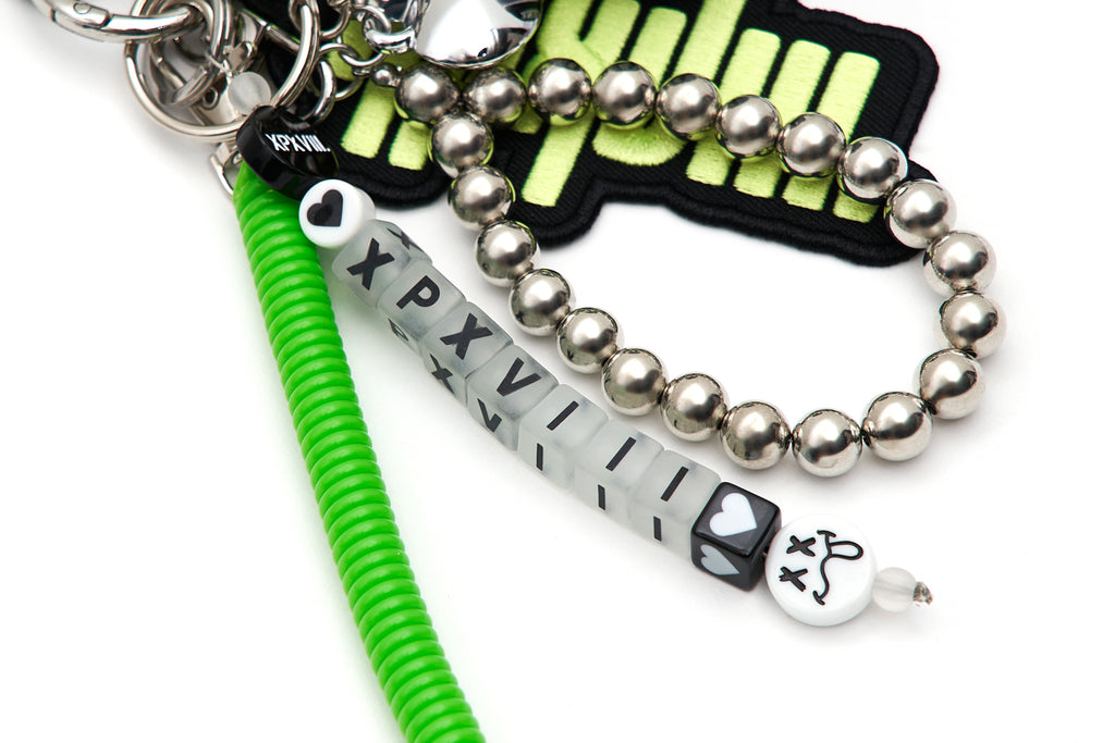 XPX HEVAY DECO KEY CHAIN IN FLUO YELLOW