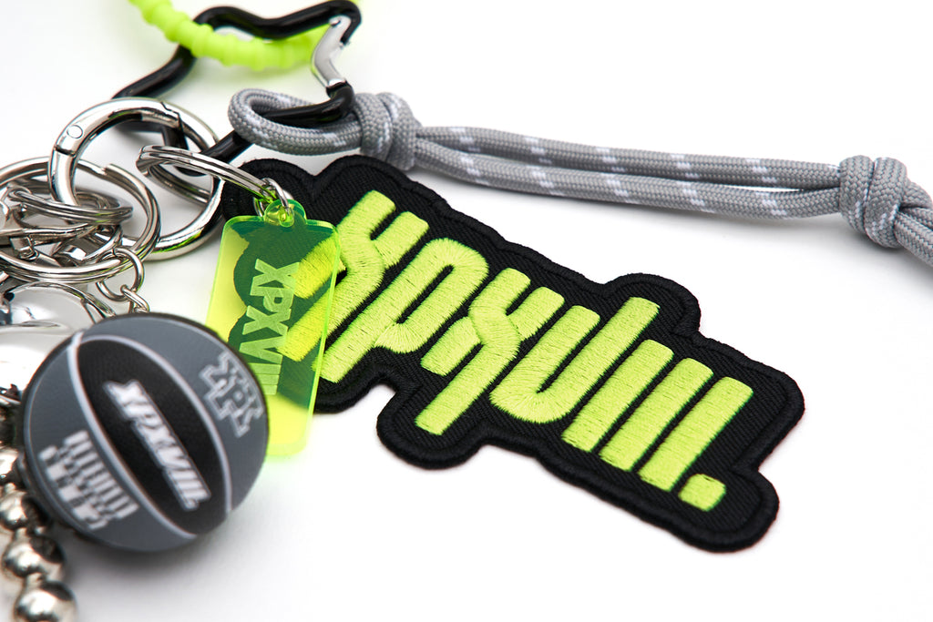 XPX HEVAY DECO KEY CHAIN IN FLUO YELLOW