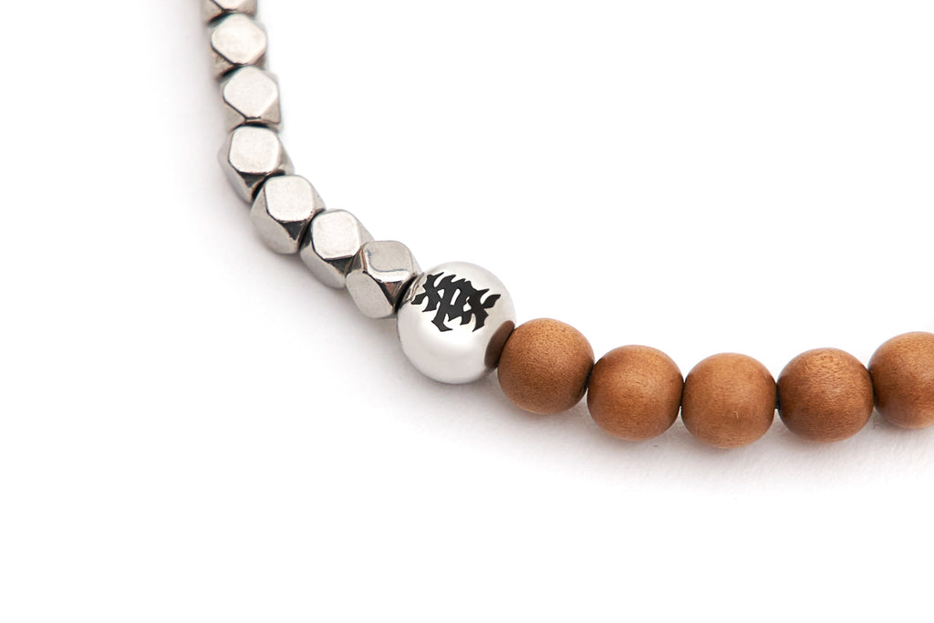 XPX TURQUOISE & SANDALWOOD BRACELET