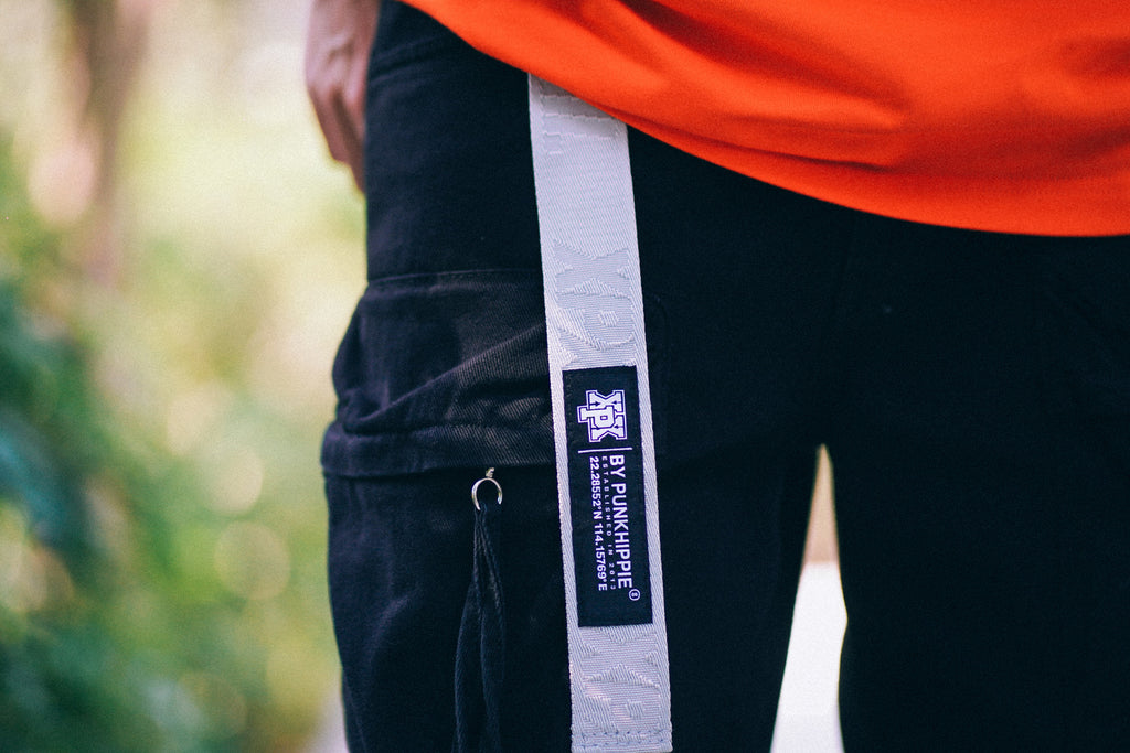 XPX NYLON BUCKLE BELT IN GREY