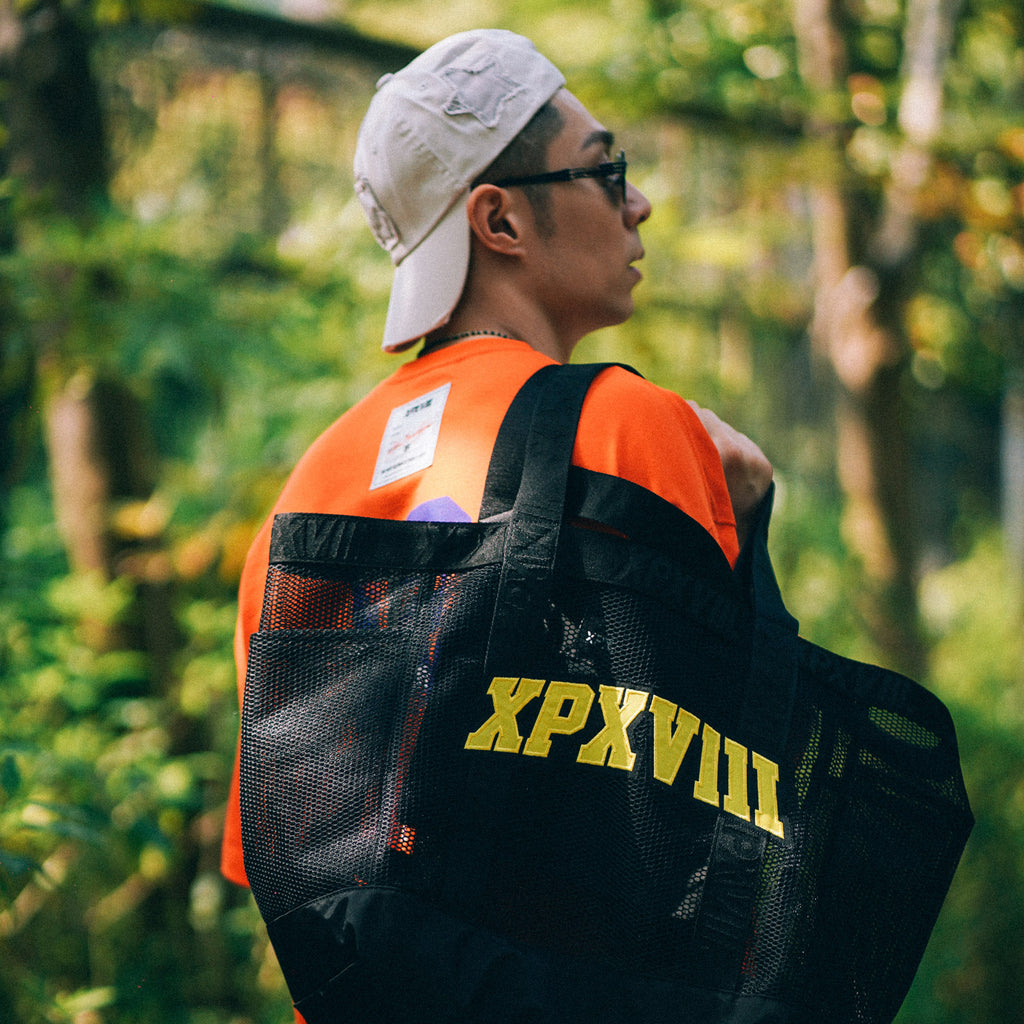 XPX MESH TOTE WITH XPXVIII LOGO