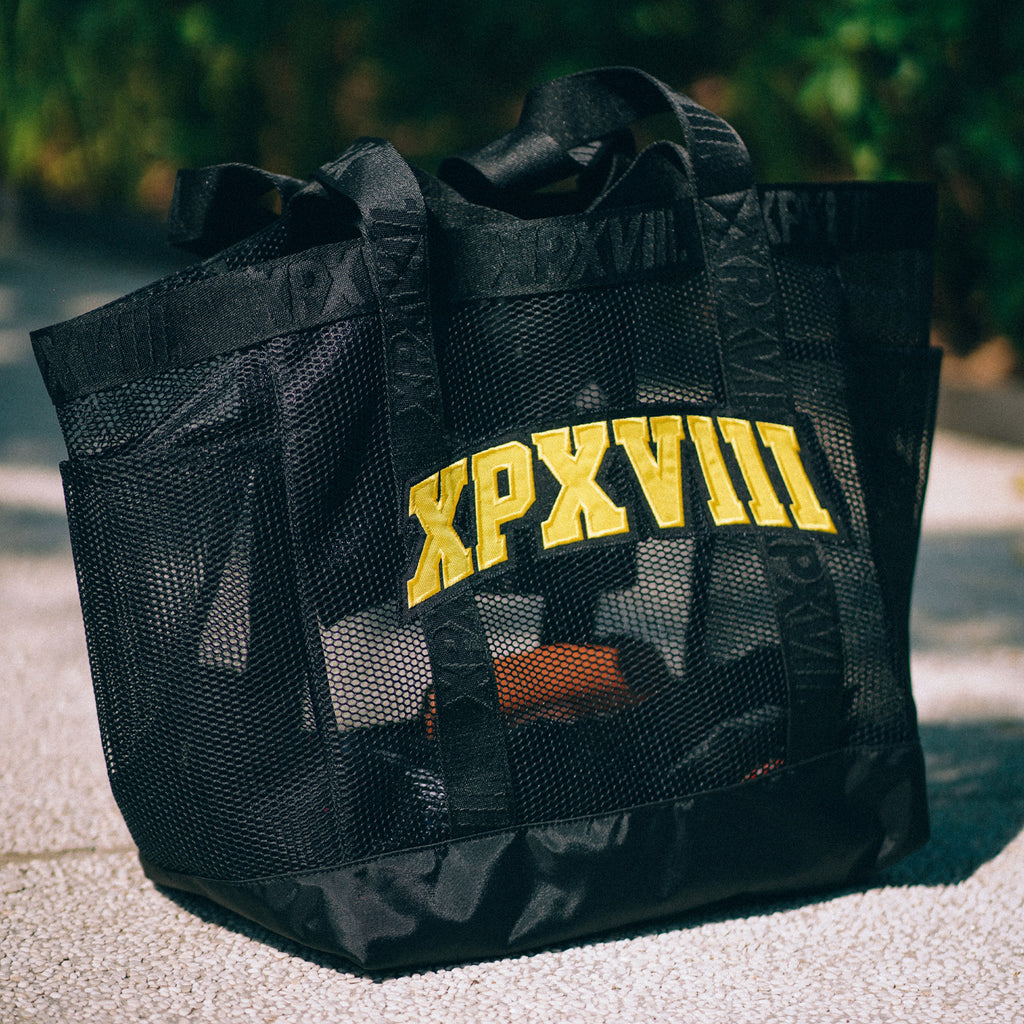 XPX MESH TOTE WITH XPXVIII LOGO