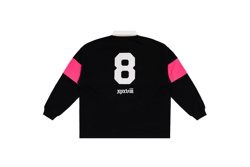 XPX BROAD STRIPE OVERSIZED POLO SHIRT