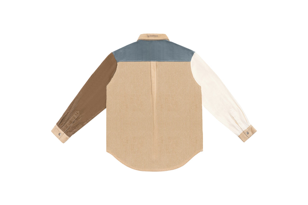 XPX 'MULTI POCKETS' PATCHED CORDUROY SHIRT