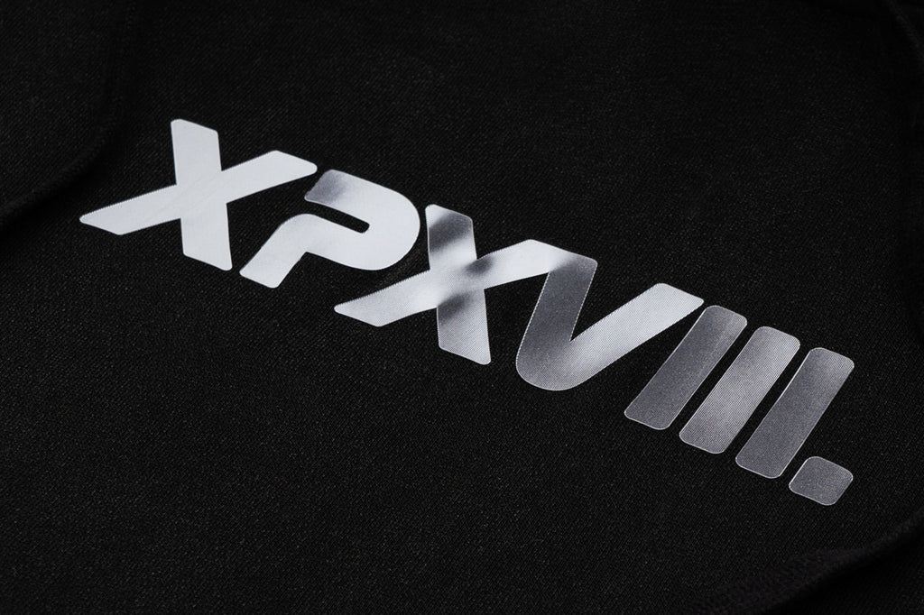 XPX REFLECTIVE XPXVIII. PRINT BLACK HOODIE
