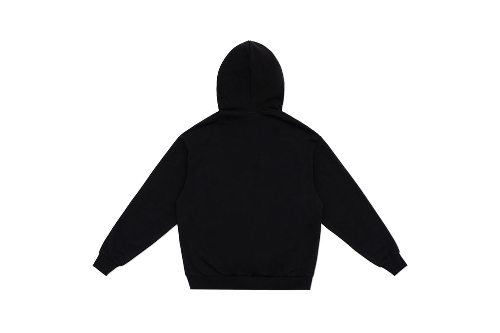 XPX STUDDED XPXVIII LOGO BLACK HOODIE