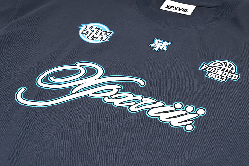XPX XPXVIII & TRIO LOGOS NAVY CREW NECK TEE