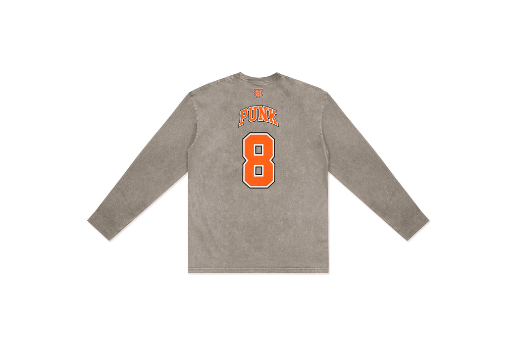 XPX PUNKHIPPIE 8 LIGHT GREY LONG SLEEVE TEE