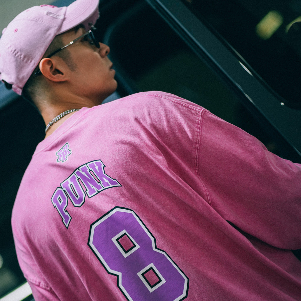 XPX PUNKHIPPIE 8 PINK LONG SLEEVE TEE