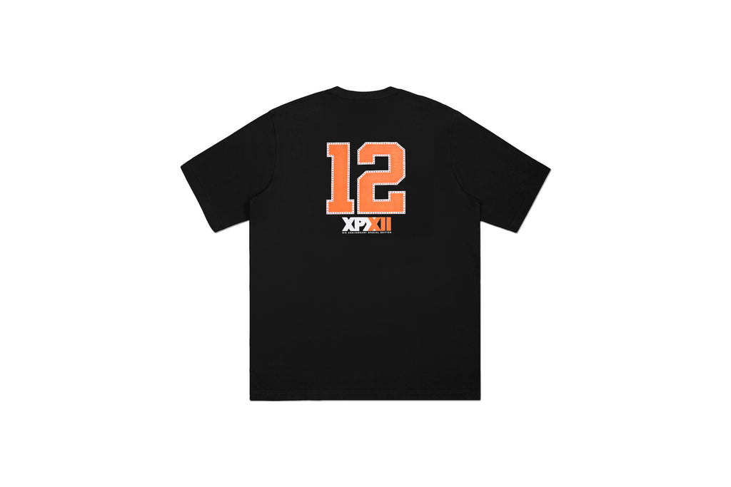 XPX 12TH ANNIVERSARY BLACK CREW NECK TEE