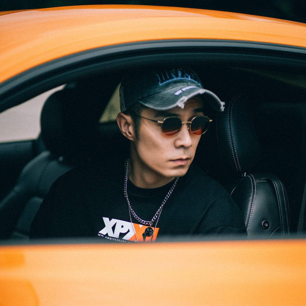 XPX 12TH ANNIVERSARY BLACK LONG SLEEVE CREW NECK TEE