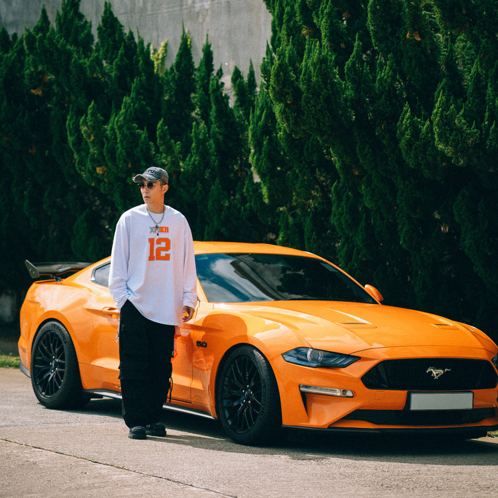 XPX 12TH ANNIVERSARY WHITE LONG SLEEVE CREW NECK TEE