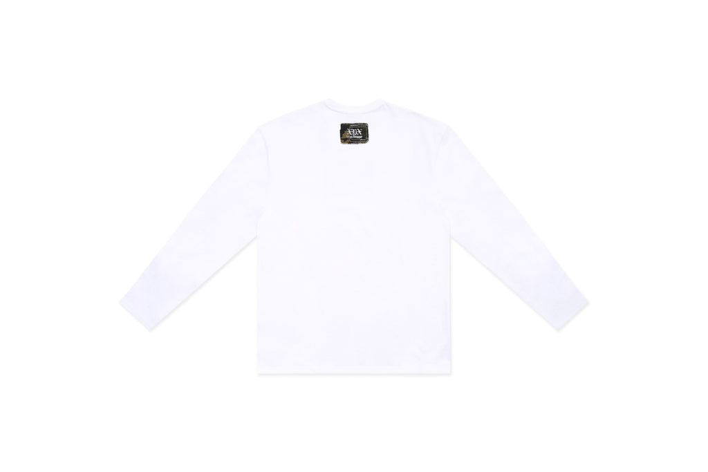 XPX CAMOUFLAGE PRINT WHITE LONG SLEEVE TEE