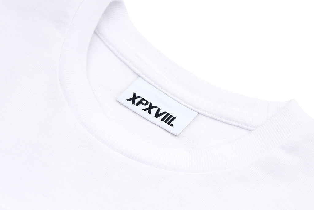 XPX LEOPARD PRINT WHITE LONG SLEEVE TEE