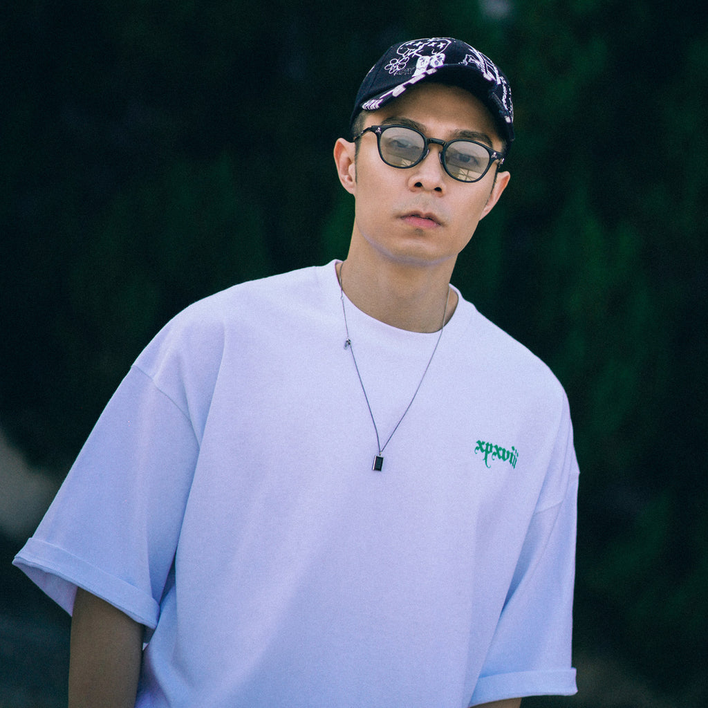 XPX BOLD BACK PRINT LOGO WHITE CREW NECK TEE