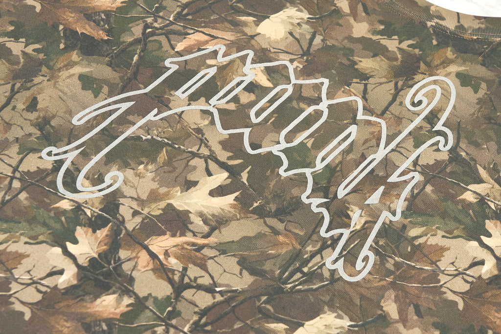 XPX LEAVES CAMOUFLAGE CREW NECK TEE