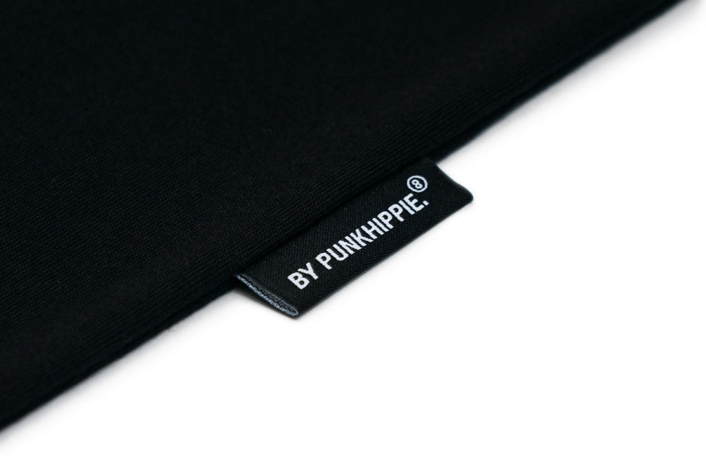XPX XPXVIII PATCHES WITH STUDS BLACK CREW NECK TEE