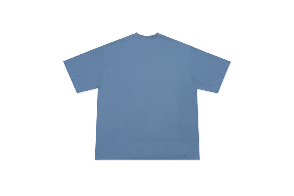 XPX VINTAGE ANGEL VPXVIII GREY BLUE CREW NECK TEE