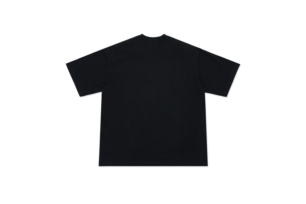 XPX TWO-TONE SILLY FACES BLACK CREW NECK TEE