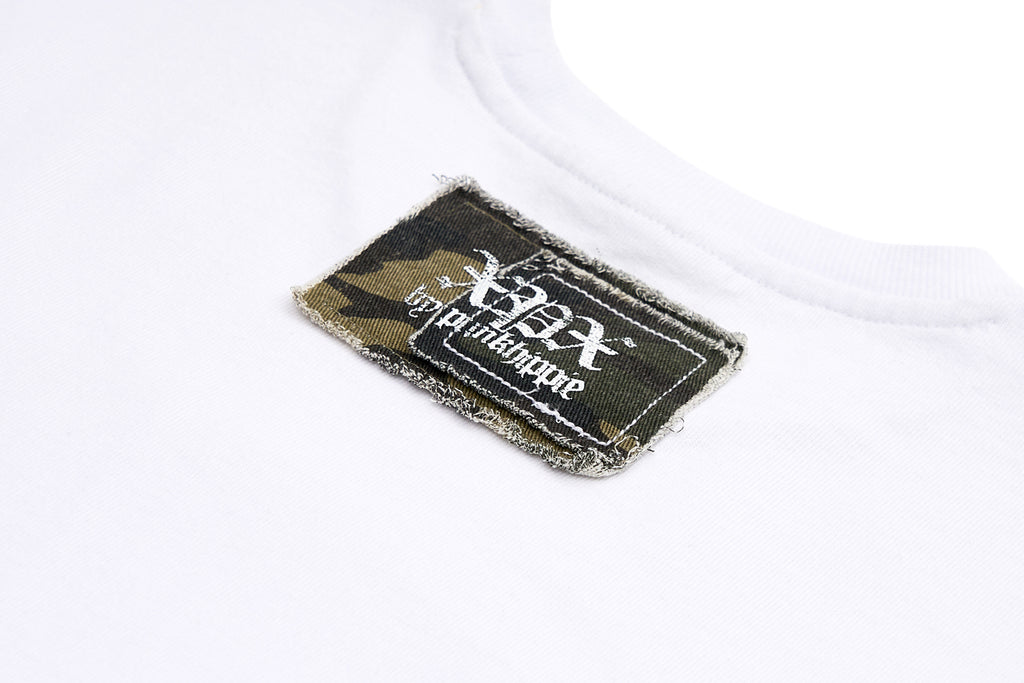 XPX CAMOUFLAGE PRINT WHITE LONG SLEEVE TEE
