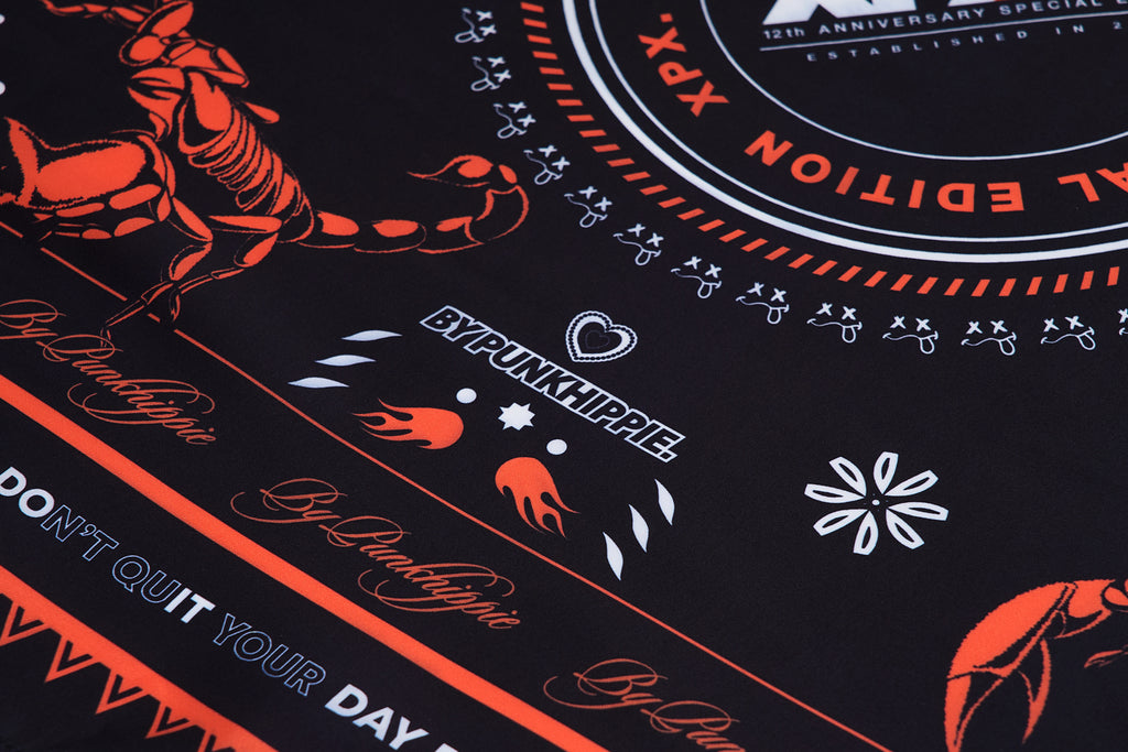 XPX 12TH ANNIVERSARY BLACK SOUVENIR SCARF
