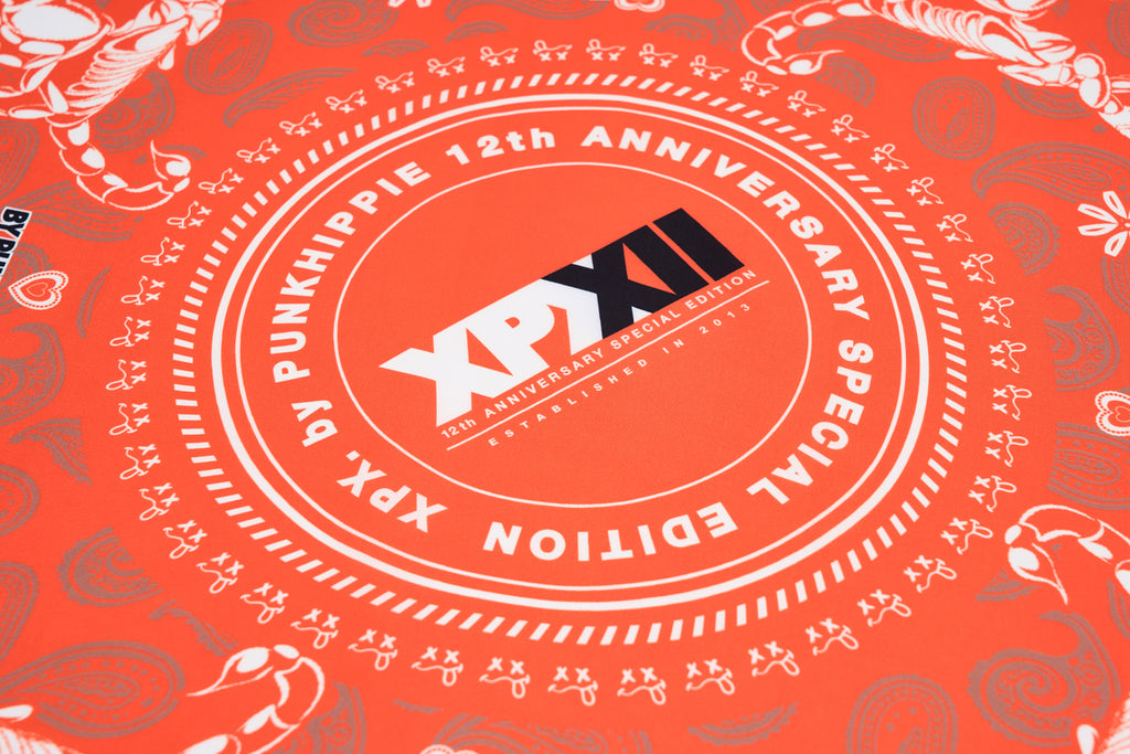 XPX 12TH ANNIVERSARY ORANGE SOUVENIR SCARF
