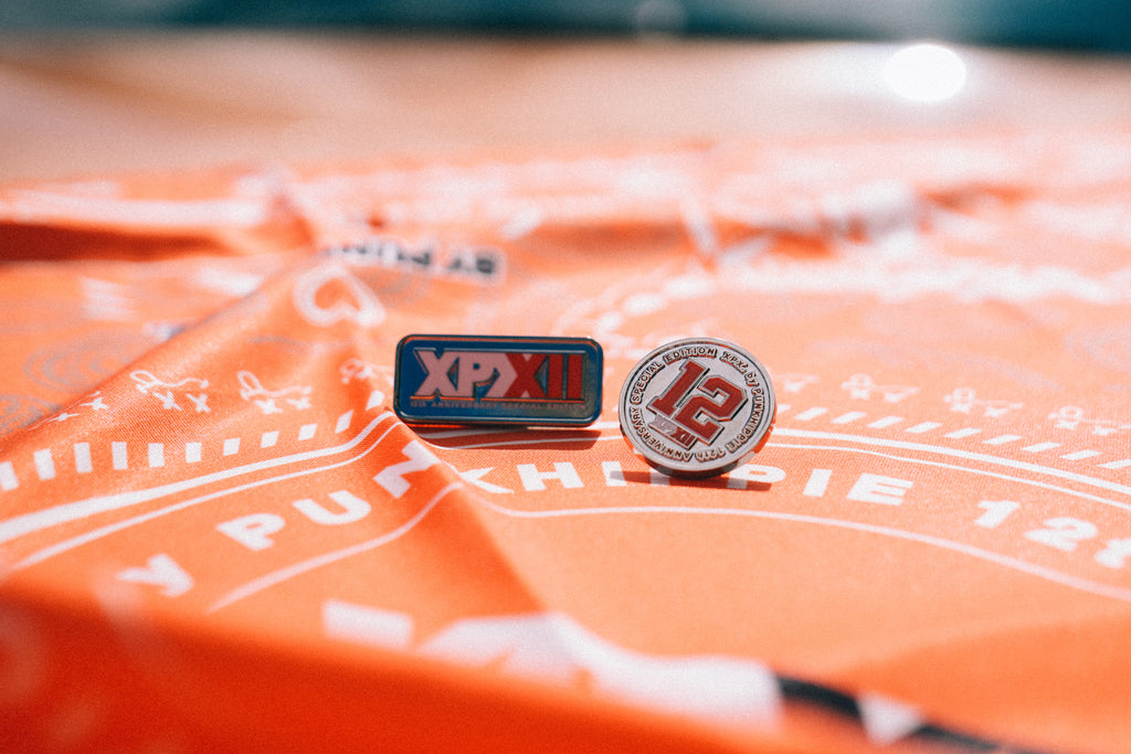 XPX 12TH ANNIVERSARY SOUVENIR PINS