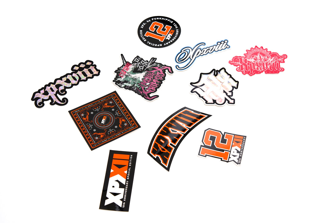 XPX12TH ANNIVERSARY STICKERS SET