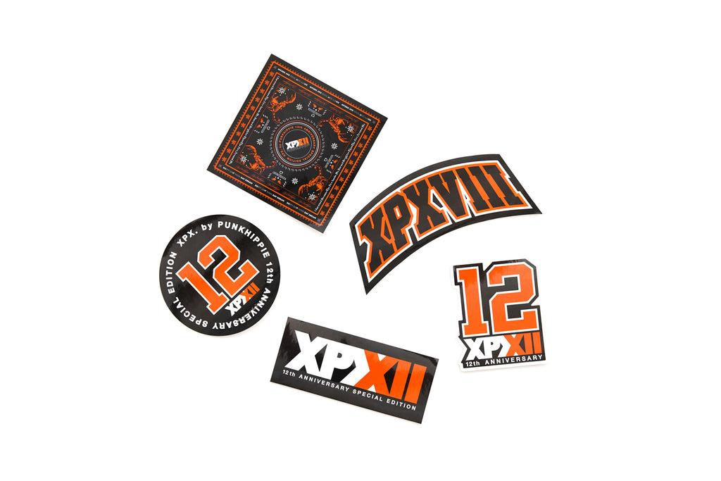 XPX12TH ANNIVERSARY STICKERS SET