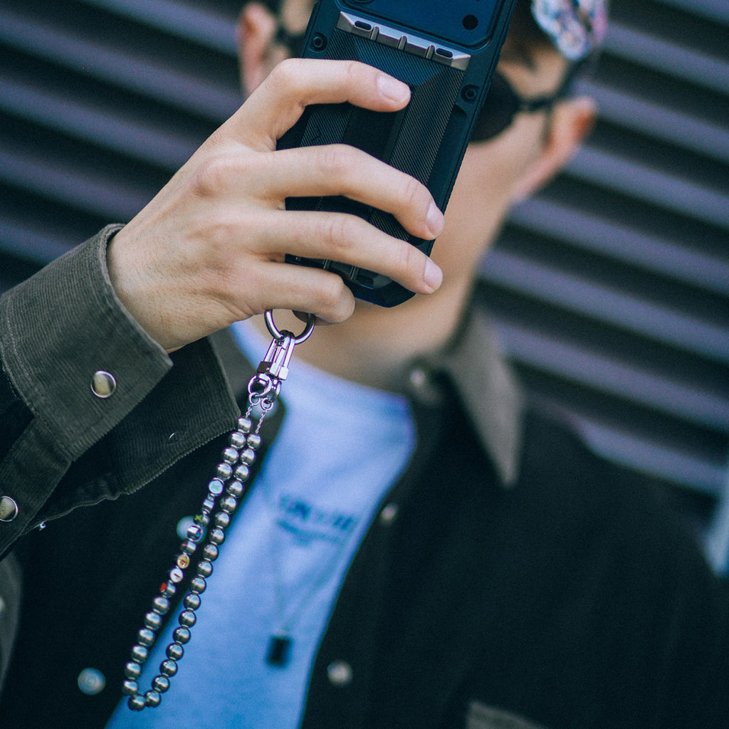 XPX STAINLESS STEEL PHONE CHARM ACCESSORY