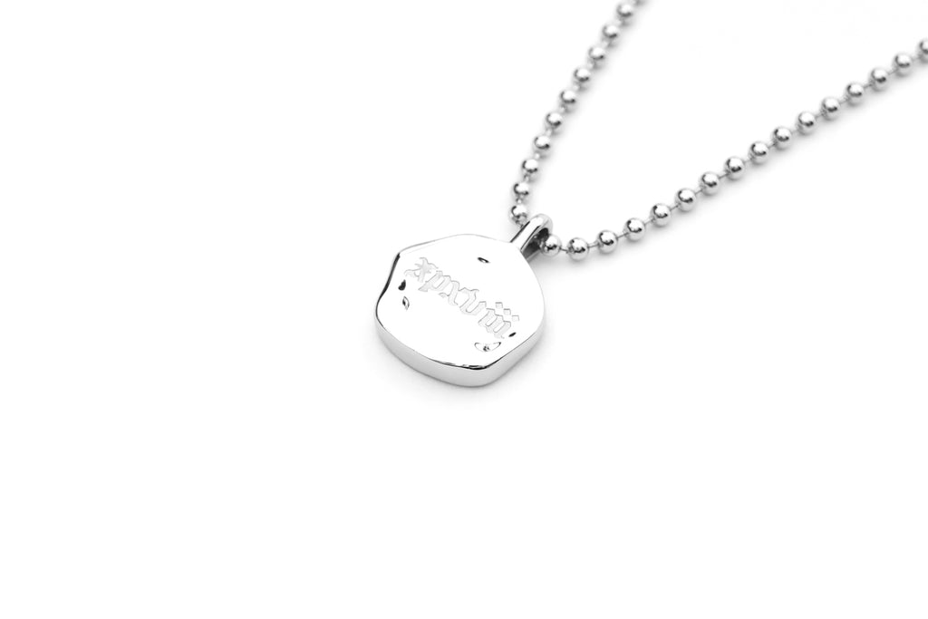 XPX TWO LOGOS ENGRAVED NECKLACE