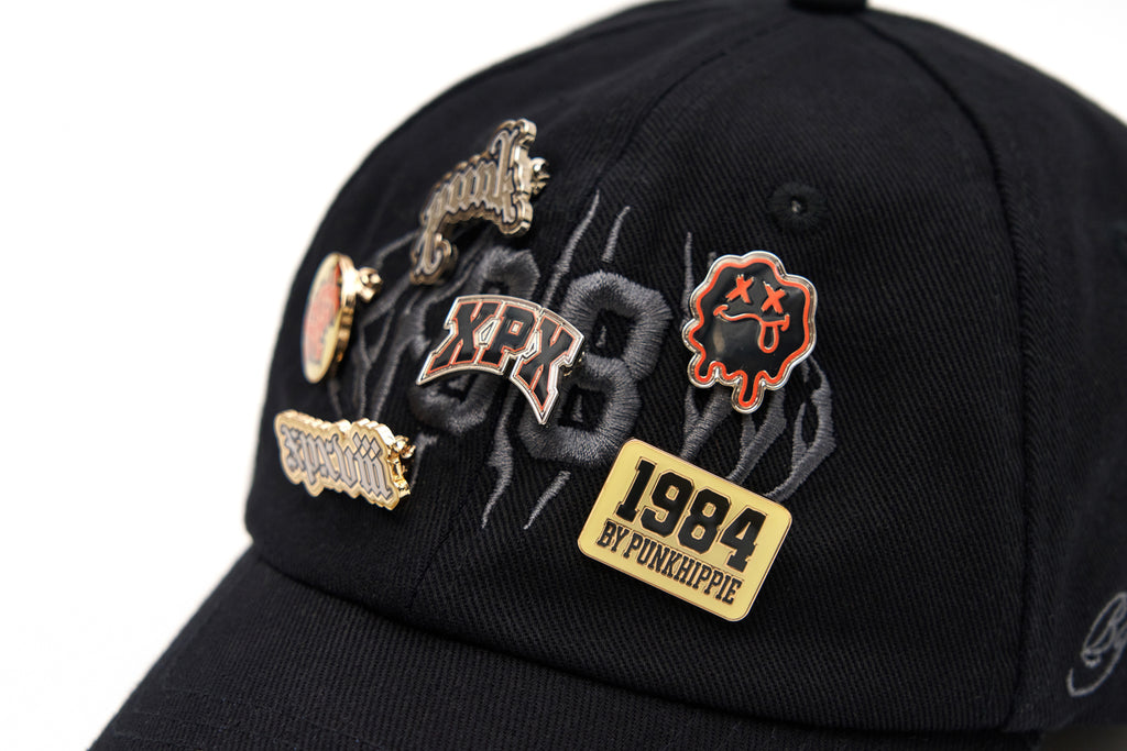 XPX RAW EDGE CAP WITH ENAMEL BADGES
